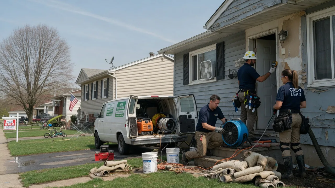 Flood Cleanup in Martinsville, IL near me